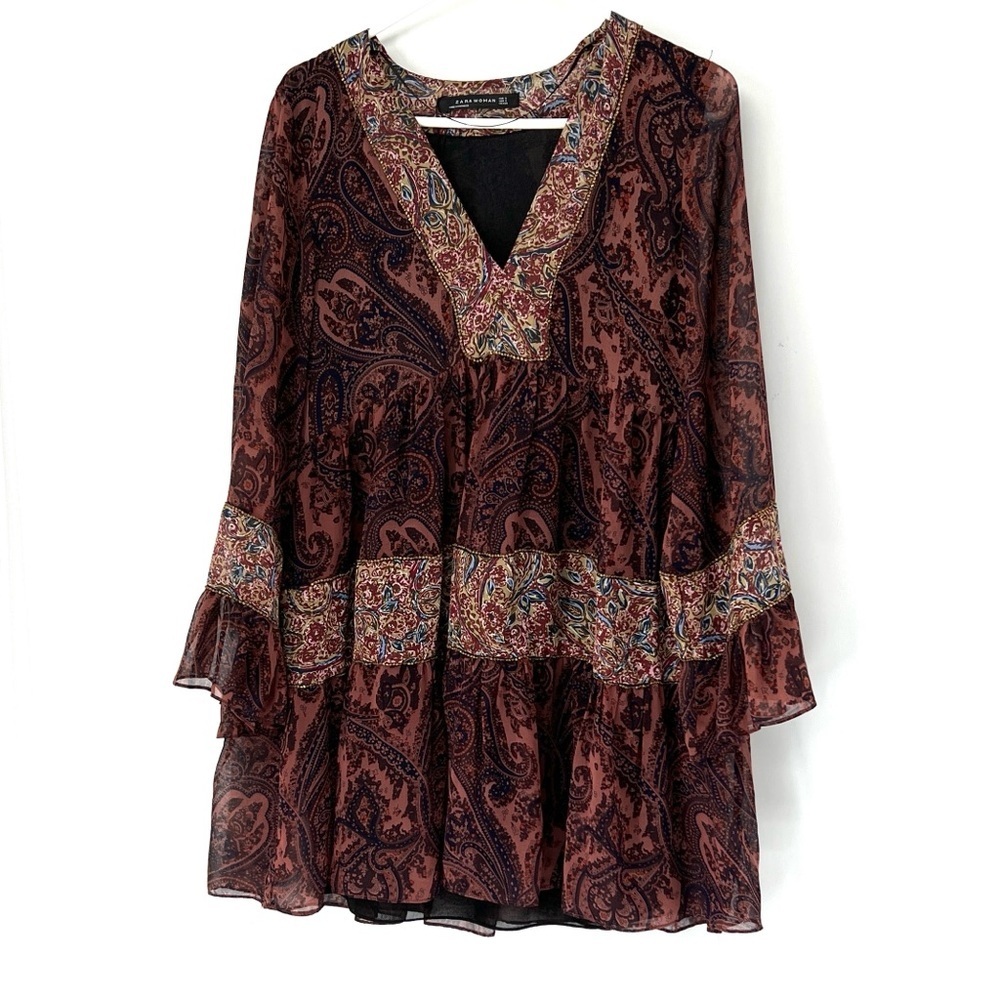 Zara Paisley dress women’s small